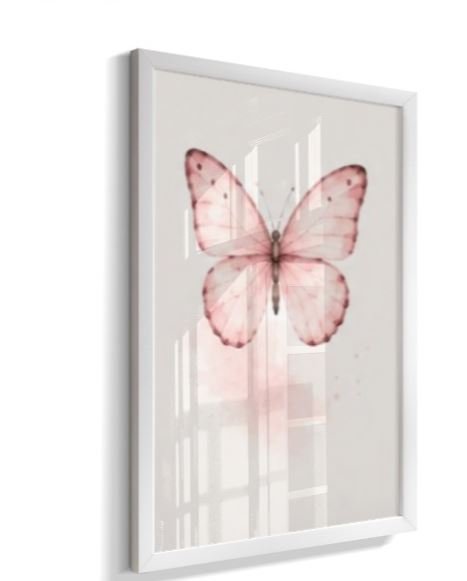 Quadro Personalizado Vertical – Moldura tradicional com Vidro e Acrilico - Vários Tamanhos
