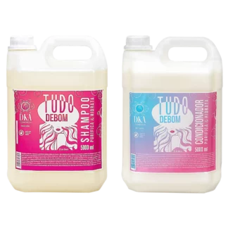 Kit Shampoo 5 Litros + Condicionador 5L DKA Cosméticos