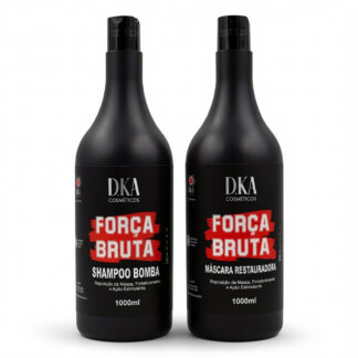 Kit Tratamento Reconstrutor Intensivo e Estimulador de Crescimento Força Bruta DKA Cosméticos