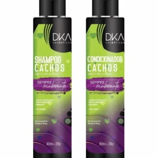 kit Cachos - sempre exuberante - Shampoo + condicionador DKA 800ml.