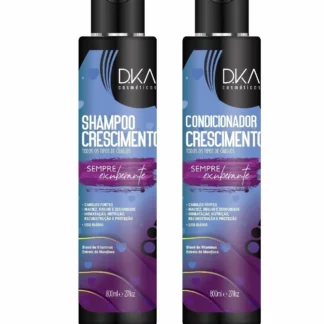 kit Crescimento - sempre exuberante - Shampoo + condicionador DKA 800ml.