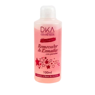500ml Super Removedor de Esmalte D.KA Cosméticos - 5 Uni com 100ml Cada