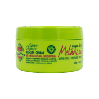 Mascara Cabelos Orgânicos e Naturais Magia da Melancia Divina Flora  300 g