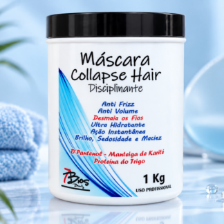 Máscara Callapse Hair Disciplinante - 1kg- 7Bios