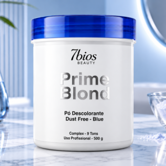Pó Descolorante Prime Blond  Blue - 500 g - 7Bios